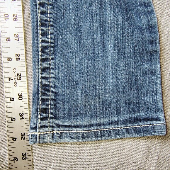 Ariat REAL Jeans Womens Size 25R Icon Mid Rise Stackable Stretch Icon Straight - Picture 5 of 12